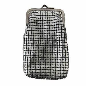 Metal Mesh Pouch Case Bag‎ Far Nine Vintage Used Retro Hippie Boho Chrome *READ*
